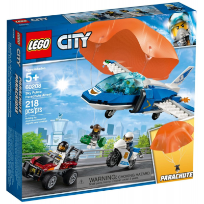 LEGO CITY La police du ciel et l’arrestation en parachute 2019